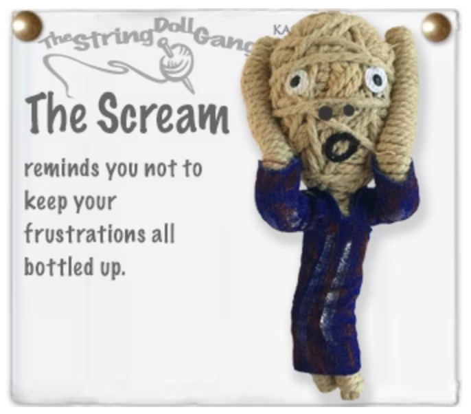 Kamibashi String Doll Voodoo Doll Keychain | Rusty Raven LLC