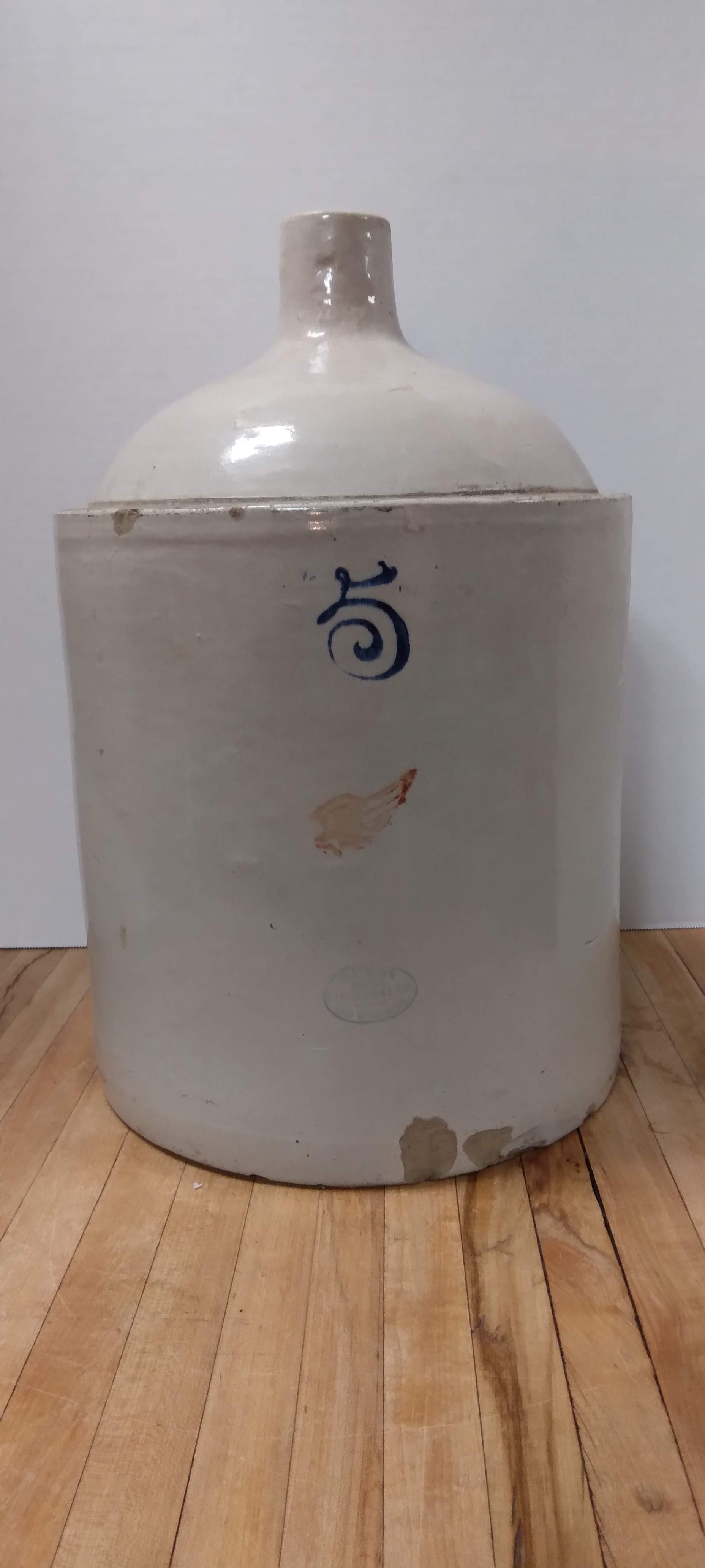 Vintage 5 Gallon Red Wing Stoneware Jug | Rusty Raven LLC